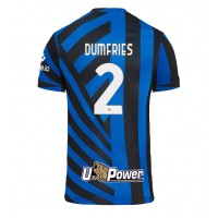 Inter Milan Denzel Dumfries #2 Domáci futbalový dres 2024-25 Krátky Rukáv